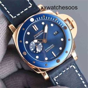 Top Clone Men Sports Watch Panerais Luminor Automatic Movement Stealth Series Tt Factory 2555 Seagull Movement Waterproof Super Watch