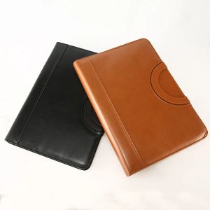 Padfolio Przenośne foldery A4 PU Foldery teczka Folder biurowy Folder Binder Business Contract Storage Bag Duża pojemność Organizator dokumentów