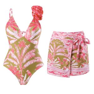 Swimwear femminile 2024 Abbigliamento retrò costume da bagno integrato femminile perdita di peso per la perdita di peso da bagno in cammino da bagno stampato costume da bagno j240403