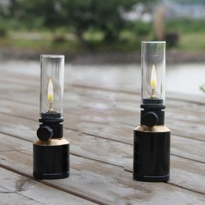 Werkzeuge Candlelight Kits Gaslaterne Kerze mit leerem Tankkanister Außengasbrenner Zeltlampe zum Camping -Wanderrucksacking