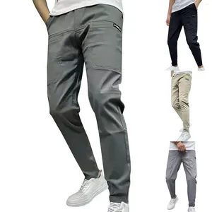 Calça masculina mass moda esportes esportes de verão ginástica casual calça de moletom de calça de calça longa macacão macho