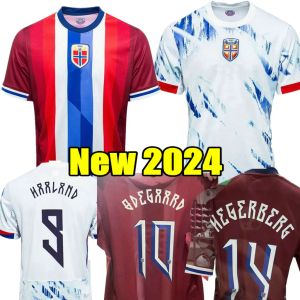 Haaland 24 2 Futbol Forması 2024 2025 Noruega Odegaard Berge King Camisetas de Futbol Milli Takım Futbol Formiformları Tayland Gömlek