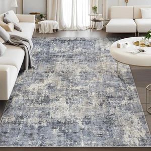 Teppiche Teppich Wohnzimmer Teppiche: 9x12 Indoor Weiche flauschige abstrakte Teppich für Schlafzimmer Küche Ess
