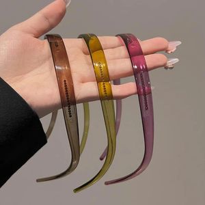 Neue trendige Sonnenbrillen Rahmenform Acrylhaarbänder für Frauen Zahnstirnband Anti-Rutschhaar-Reifen Mode Haarzubehör Accessoires