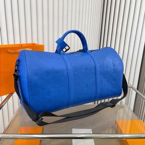 KeepTall 50 Bolsas de Duffel Mantenha toda a tela de designer grande capacidade homens homens homens da bagagem ao ar livre Tote de luxo Bola de ombro com zíper de fechamento