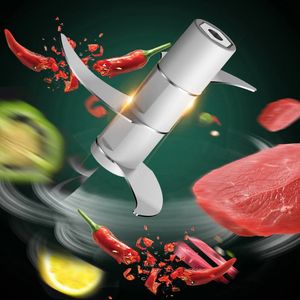 NEW Mini Electric Garlic Chopper USB Meat Grinder Garlic Masher Machine Sturdy Durable Crushed Ginger Vegetable Crusher Kitchen Toolfor USB Meat Grinder