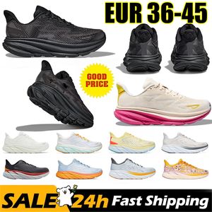 2024 One One Clifton 8 9 Athletic Shoe Running Shoes Bondi 8 Kol Sneakers Absorbering Road Fashion Mens Womens Designer Women Running Shoes Storlek 36-45