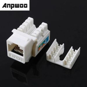 Anpwoo 5PCS CAT5E 110 Punch w dół Keystone Jack RJ45 CAT5 Sieć kompatybilna z Anpwoo 110 Punch Down Down Devices Wysokiej jakości Ethernet