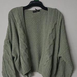Jaqueta de suéter de mangas compridas para o outono feminino Retro