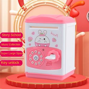 Electronic Piggy Bank Safe Box Money Boxes For Children Digital Coins Cash Saving Safe Deposit Mini Atm Machine Kid Xmas Gifts