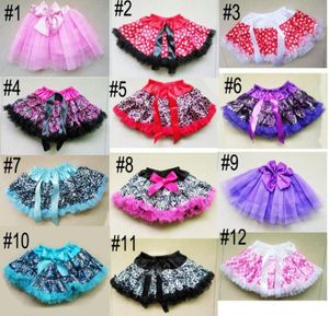 新しい女の赤ちゃんのバレエダンススカートTutu Pettiskirtレオパードプリントドレス1PC FRES 5025347