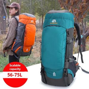 Zaino grande 65 litri da campeggio da campeggio per escursionistiche da esterno a zaino tattico a zaino per alpinismo impermeabile borse sportive