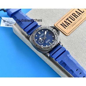 Dla luksusowych zegarków Męskie zegarek mechaniczny Swiss Automatyczny ruch Sapphire Mirror 47 mm Importowany gumowy pasek zegarowy Włochy Sport MSJN