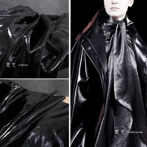 Metal Jacket Coat Trench Suit Bag Kläddesigner Tyg