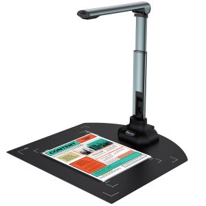 Presenter 12MP USB Document Camera for Teachers Laptop A3/A4 Size Portable Book Document Scanner with Extension Stand OCR Zoom Paint Tool