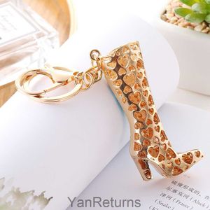 Boots key chain creative high heels metal key chain pendant small gift