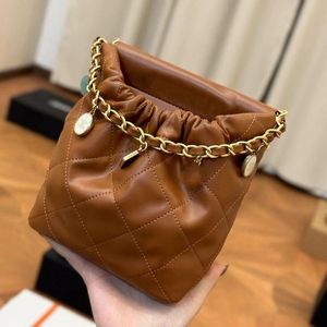 Moda lüks elmas mini tasarımcı crossbody çanta tote kapasite moda omuz çift desen klasik kapitone mektup çantası orijinal lea ldxm