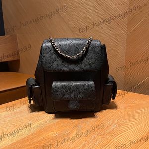 23K kadın elmas kafes büyük kapasiteli açık sırt çantası kapitone çantalar çoklu pochette havyar deri buzağı bagajı siyah pembe çanta 21.5x19.5x12cm