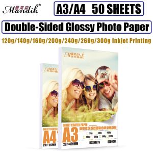 Lifestyle High Glossy 50 Sheets A4 Double Side Printable Photo Paper