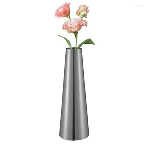 Vasos Vasos de flor de metal Organizador de mesa moderno Organizador central Pote Arranjo da sala de estar Presentes de festas de festa para homedecor