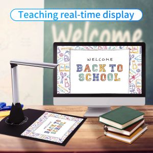 Presenter BK34 Document Camera Scanner 5 MegaPixel HD Camera A4 Capture Size with LED Light Teaching Software for Classroom Teachers