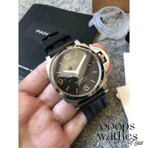 Fashion Mens Watches Designer Mechanical Movement P Anerai Series PAM01312 44mm Automatic Swiss Brand Es Wrist Wrist Watches Style