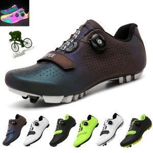 Ayakkabı Yeni MTB Bisiklet Ayakkabı Erkekler Profesyonel Yol Bisiklet Ayakları Selflowing Ultralight Bisiklet Spor Ayakları Açık Dağ Bisikleti Ayakkabı