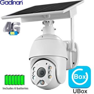 Inne kamery CCTV 5MP 4G / Wi -Fi PTZ Surveillance Camera Power Słonecznie 2MP 1080p CCTV Kolor Security Nocny wizja Zdalne sterowanie IP UBOX Y240403