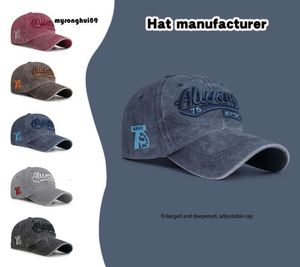 czapka baseballowa amerykańska haftowany baseball dla kobiet wiosna/letnia edycja koreańska, mała twarz, modna i wszechstronna sportowa kapelusz sportowy