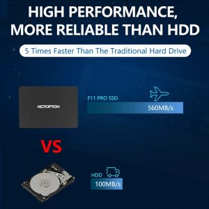 Microfrom SSD SATA da 512 GB DRAM Cache Dram Cache da 256 GB NETOBOOK SSD SATA 3 Drive a stato solido interno per computer portatile SSD 2.5