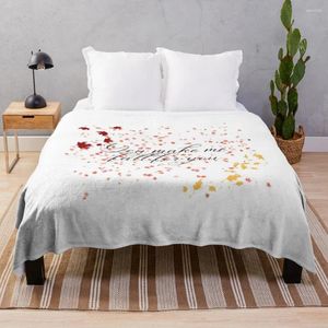 Одеяла романтическая осенняя тема подарок для парня подруга, жена, муж, бросает дизайнер одеяла