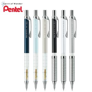 Lápis de papelaria japonesa Pentel Lápis Mecânicos Limitada Core Contínuo 0.3/0,2/0,5 Metal Grip Professional Desenho de Office Supplies