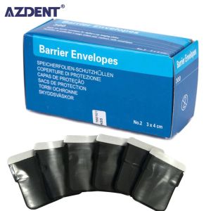 Wybielanie Azdent 300pcs/torba Dentystyczne materiały eksploatacyjne Materiały Dental Barrier Koperty torby dentystyczne na Xray Film 2# torby filmowe Xray