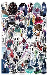 50pcslot Hollow Knight Cartoon Game Adesivi graffiti Impermeabili per skateboard per skateboard motociclette Bottle Decal adesivi 6531262