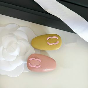 2pcs/Pair Designer Hair Clips Barrettes Женщины ювелирные изделия BB Hair Clips для девочек Женщины подарки для волос аксессуары для волос аксессуары