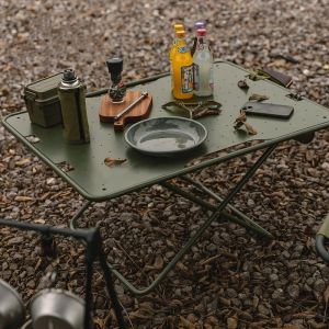 Furnishings Camping Folding Table Outdoor Aluminum Alloy Table Portable Selfdriving Picnic Dinner Table Foldable Tactical Table