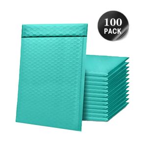 Mailers 100pcs Bubble Mailers Padded Envelopes Pearl film Gift Present Mail Envelope Bag For Book Magazine Lined Mailer Black White