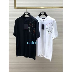 24SS Summer New Fashion Casual Casual Pure Cotton's Short's Short Women's Half Shirt Shirt ricamato T-shirt Designer Hellstar Shirt Shirts Designer Mens Designer S-2xl 835