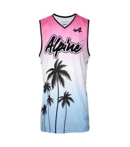 Summer Fashion T Shirts Team Miami 2022 Top Top for Men Alpe Vest 1 Jersey Racing Suit Team Uniform Moto5806763