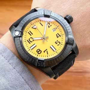 BREI 1884 Avenger Mechanical Watch 46mm Blackbird Mens Trend Trend Bransproof Business Designer Watches Stainless Steel Designer Watch Sapphire Glass AAAAA