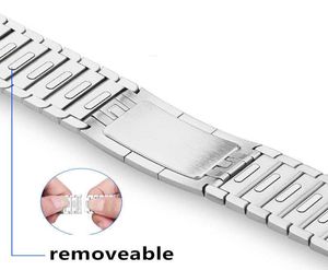 Assista Bands Metal Strap for Apple Watch Band 44mm 40mm 45mm 41mm 38mm 42mm 45 mm Link de aço inoxidável Série Iwatch Series 7 8 64937039