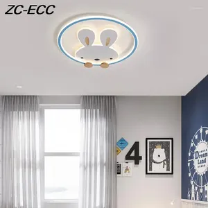 Ceiling Lights Creative Led For Boy Girl Room Cartoon Decor Lamp Bedroom Round Dimmable Chandelier Fixtures