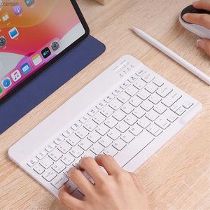 Keyboards Bluetooth compatible keyboard for Android iOS Windows Slim mini wireless keyboard PC iPad tablet and mobile keyboardL2404