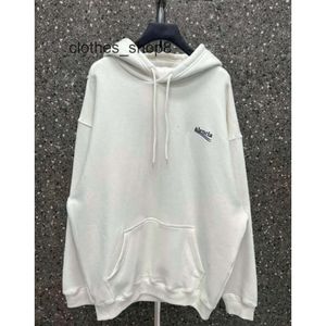 Tasarımcı Sweaters Fashion High Home Balencigs Erkek Hoodies Hoodie Cola Versiyon Erkekler İşlemeli Paris Klasik Gevşek Kapşonlu Çift Fi AV92