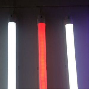 T8 Tubes Color Light 90cm 3ft 14W Integrated AC85-265V Single Color Aluminum Lamp Red Green Blue Yellow Pink High Brightness Fluroscent Blubs Direct Sale from Factory