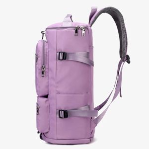 Kvinnor reser ryggsäck vattenproof stor kapacitet kvinnor axel resor ryggsäck USB laddning port casual dagpack för resväskor