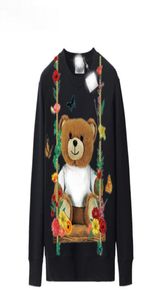 European American Street Fashion Cute Bear Stampa felpe da uomo e da donna Magile di cotone Autumn Coat4782267