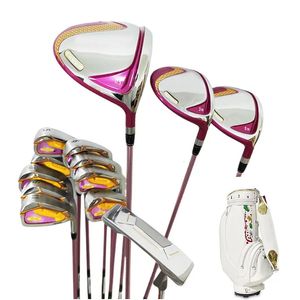 Golfschläger HM 07 Golf Full Set Driver Fairway Holz Irons Putter Graphitwelle L Flex -Kopf Cover Grips 13 PCs 240326