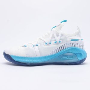 Мужские дизайнерские баскетбольные туфли Curry 6 -е поколение Curry 6 Рождественская снежинка мужская дышащая женщина в дышах.