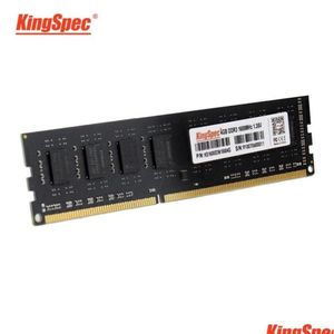 RAMS KINGSPEC DDR3 4GB RAM DESKTOP MEMORY 8GB MEMORIA FÖR 1600 MHz datortillbehör5590646 Drop Leverans Computers Networking Compo OT7ZF